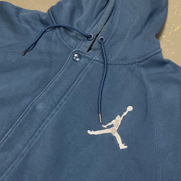 Air Jordan Laney Zip Button Up Hooded Jacket 689020-442 XL Nike Jumpman - Picture 3 of 12